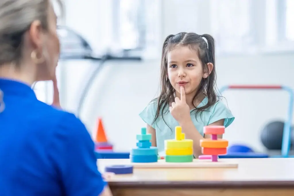 child receiving language disorder therapy in Coimbatore